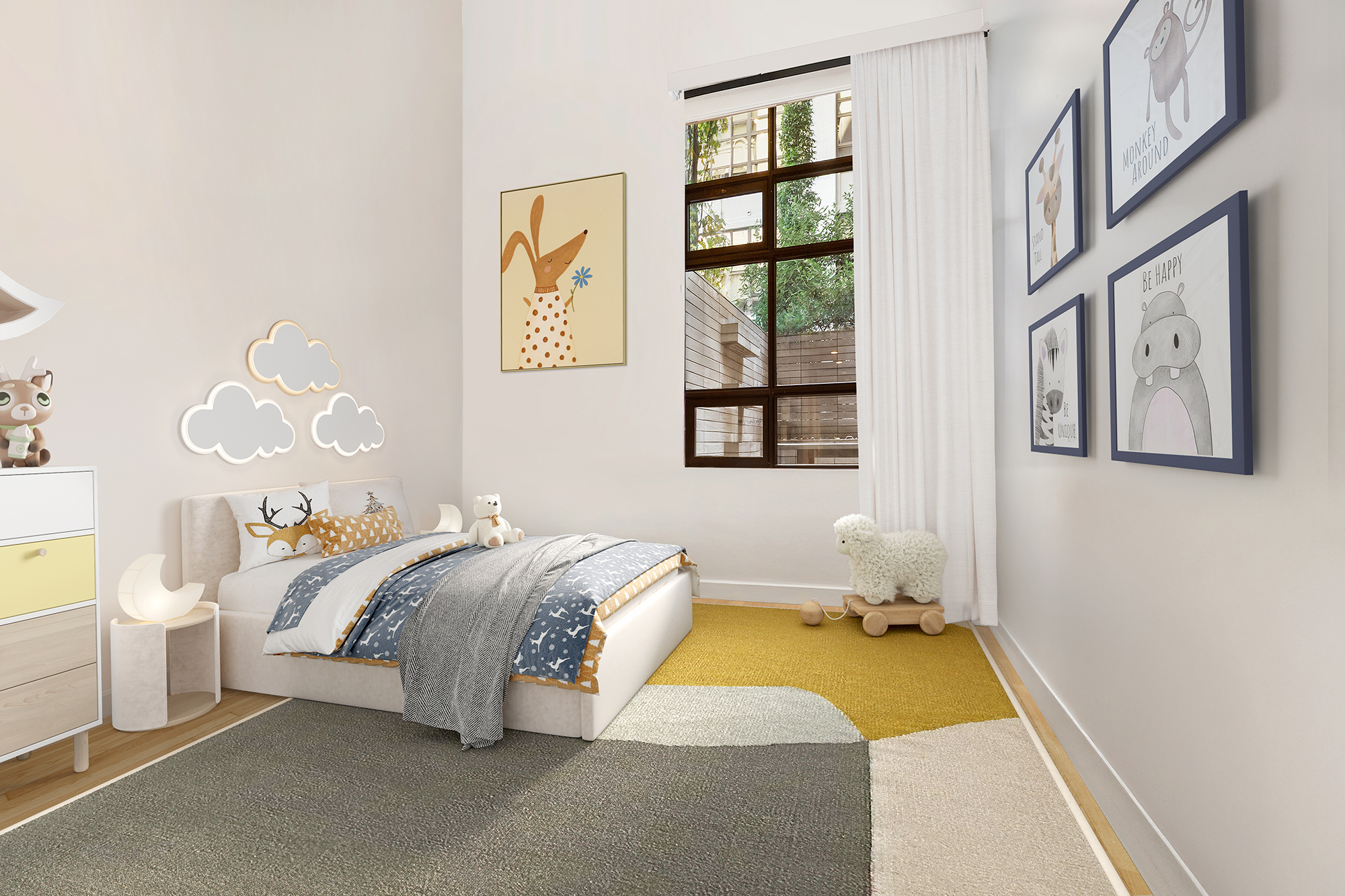 360 Furman Street, Unit 322/323 Brooklyn, NY 11201 - Photo 15 of 42 a bedroom with a bed and a window