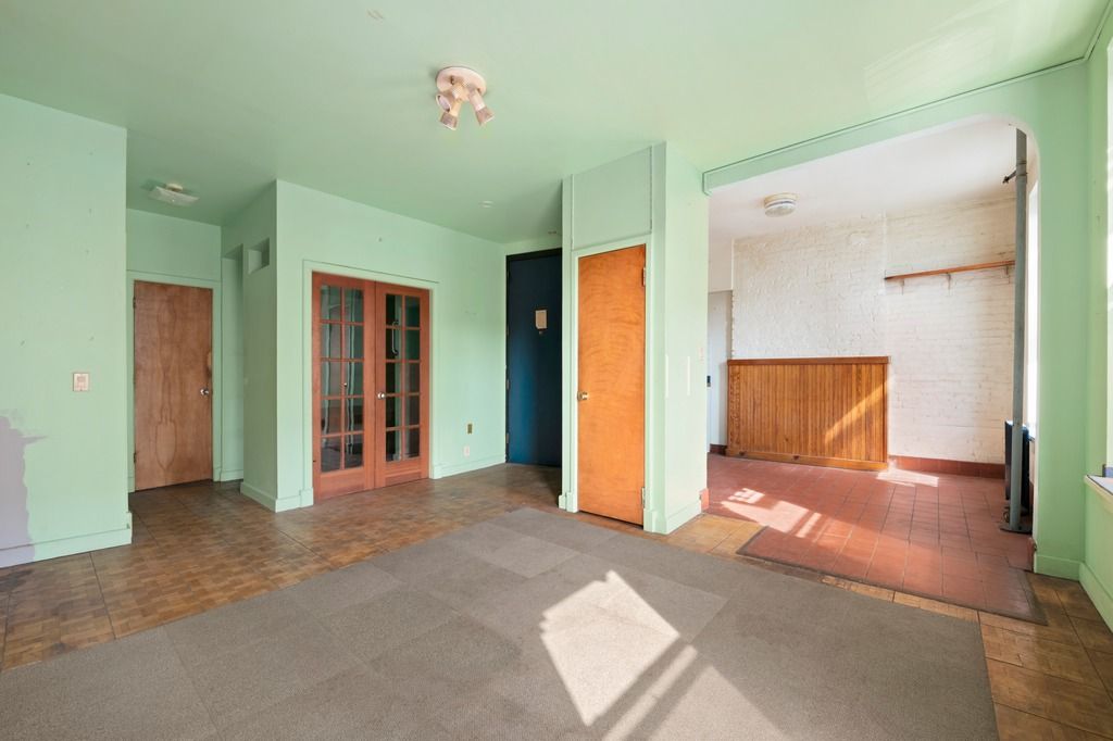 a view of empty room