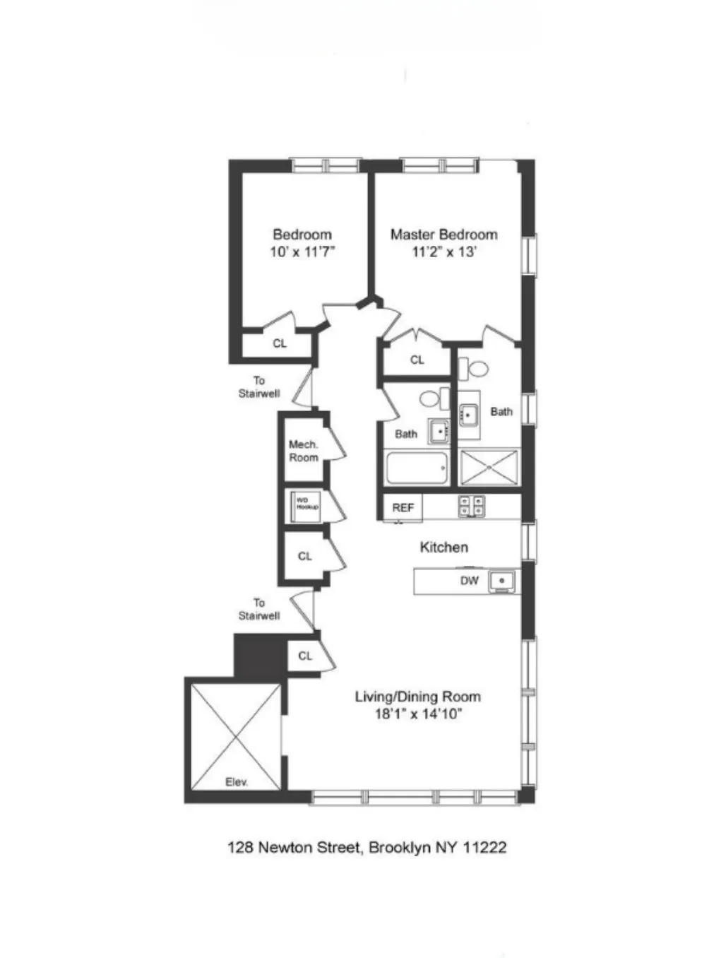 128 Newton Street, Unit 2B Brooklyn, NY 11222 - Photo 13 of 13 unknown