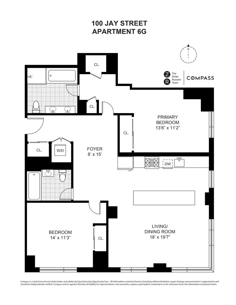 $1,365,000 | 100 Jay Street, Unit 6G | DUMBO