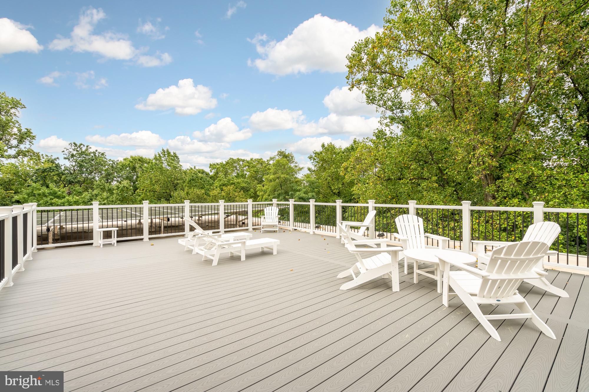 4100 W Street Northwest, Unit 314 Washington, DC 20007 - Photo 25 of 28 a view of a wooden deck and a patio