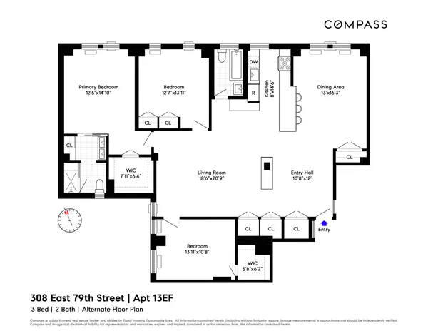 $2,250,000 | 308 East 79th Street, Unit 13EF | Upper East Side