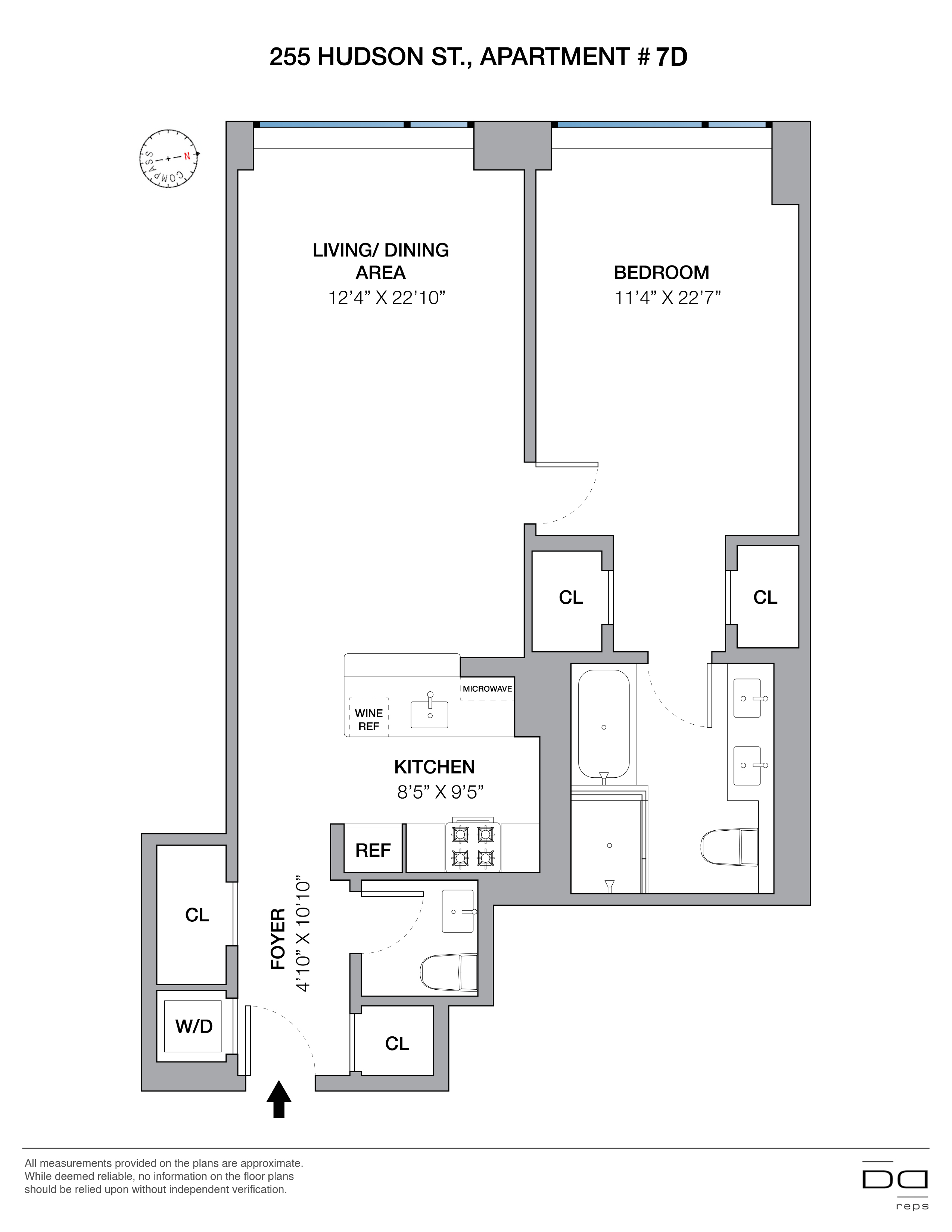 255 Hudson Street, Unit 7D Manhattan, NY 10013 - Photo 7 of 7