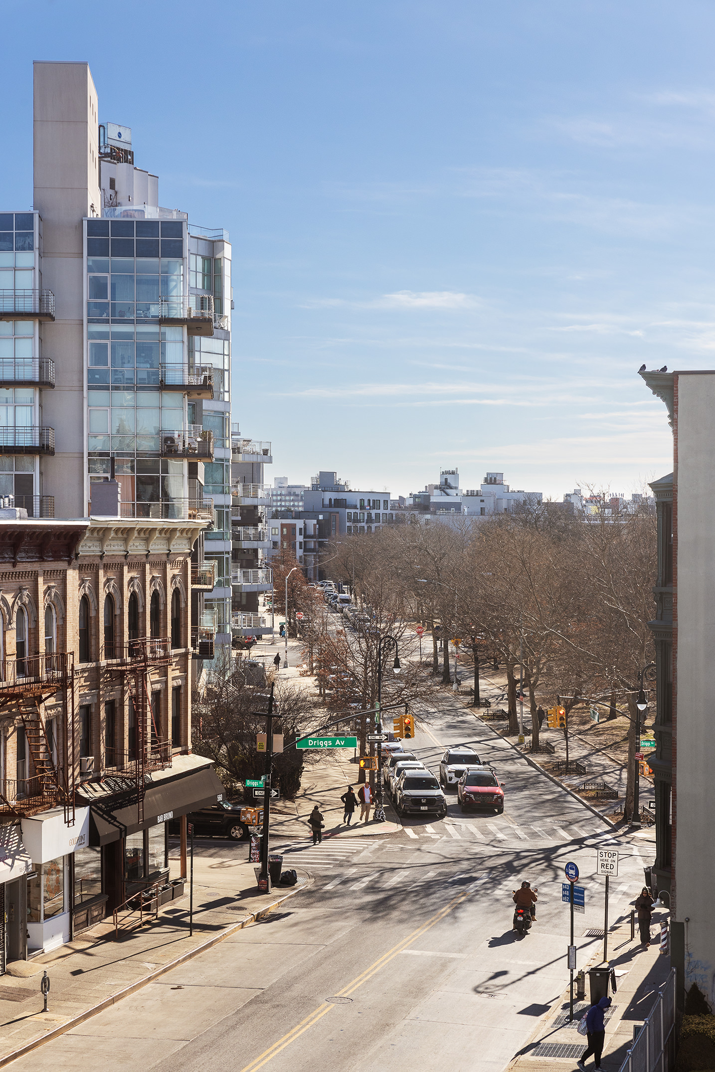 868 Lorimer Street, Unit 4C Brooklyn, NY 11222 - Photo 11 of 14 a view of a city with tall buildings