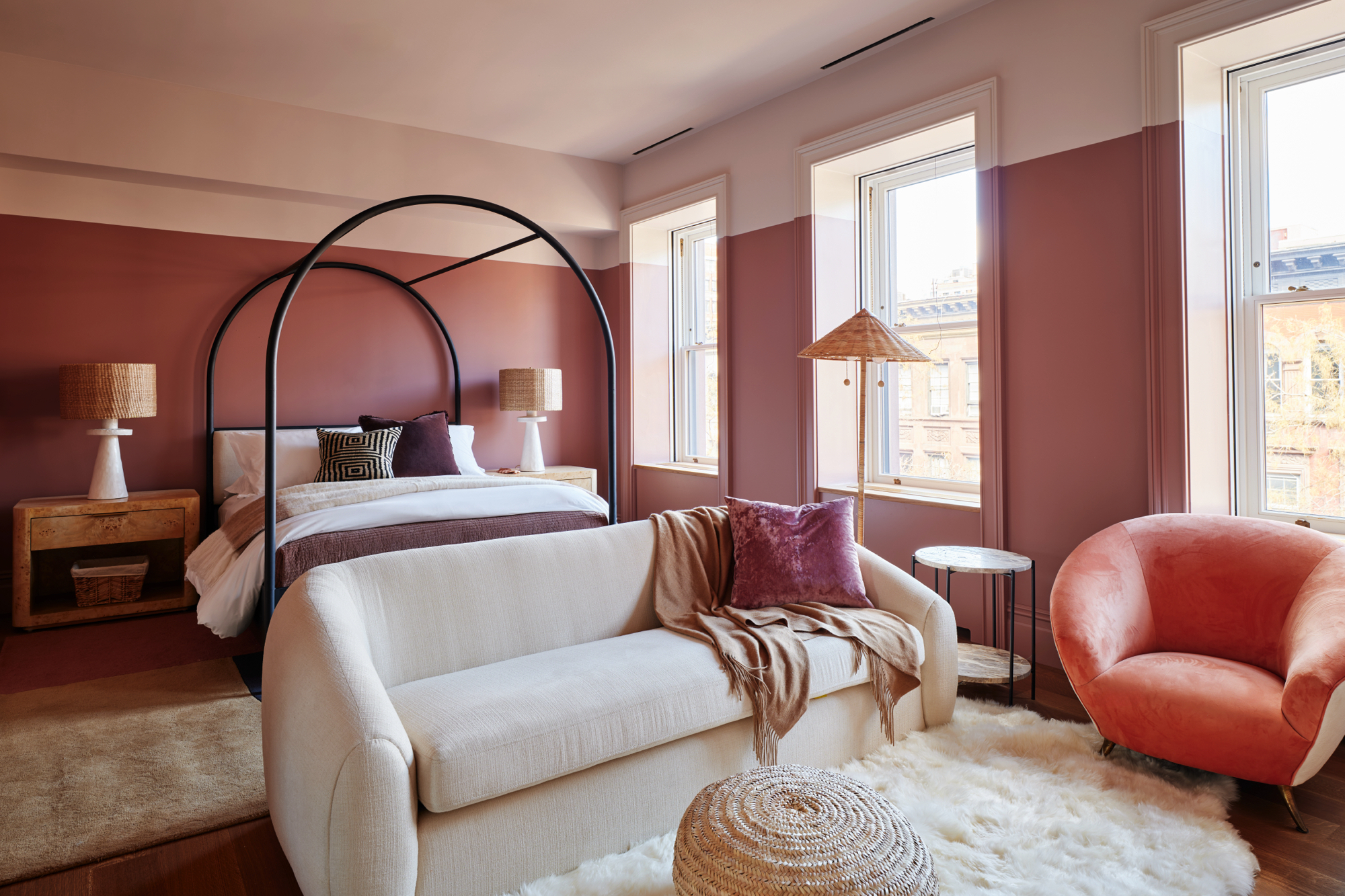 48-50 West 69th Street Manhattan, NY 10023 - Photo 16 of 33 a living room with furniture and a large window