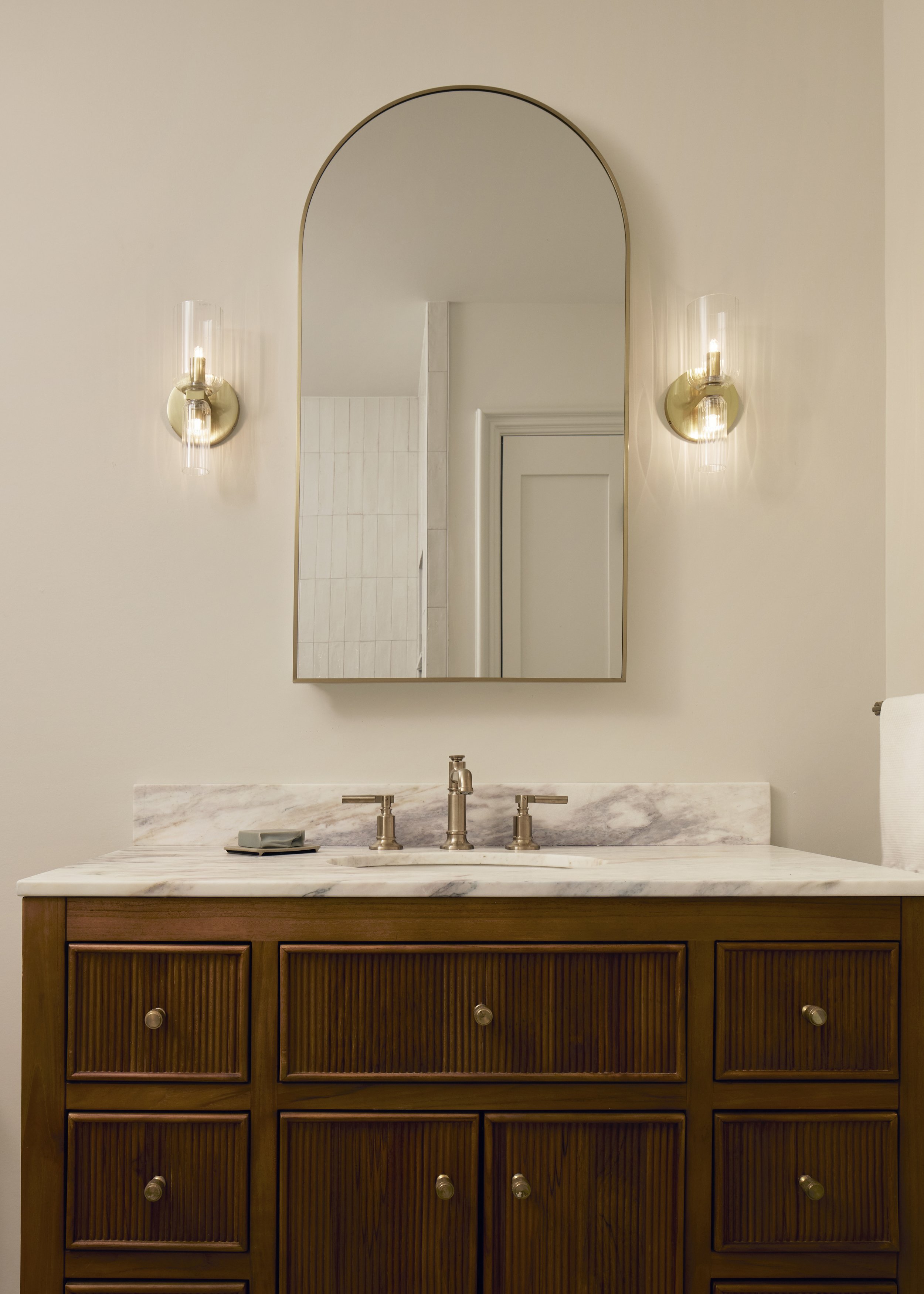 146 1/2 Java Street Brooklyn, NY 11222 - Photo 18 of 23 a bathroom with a sink and cabinets