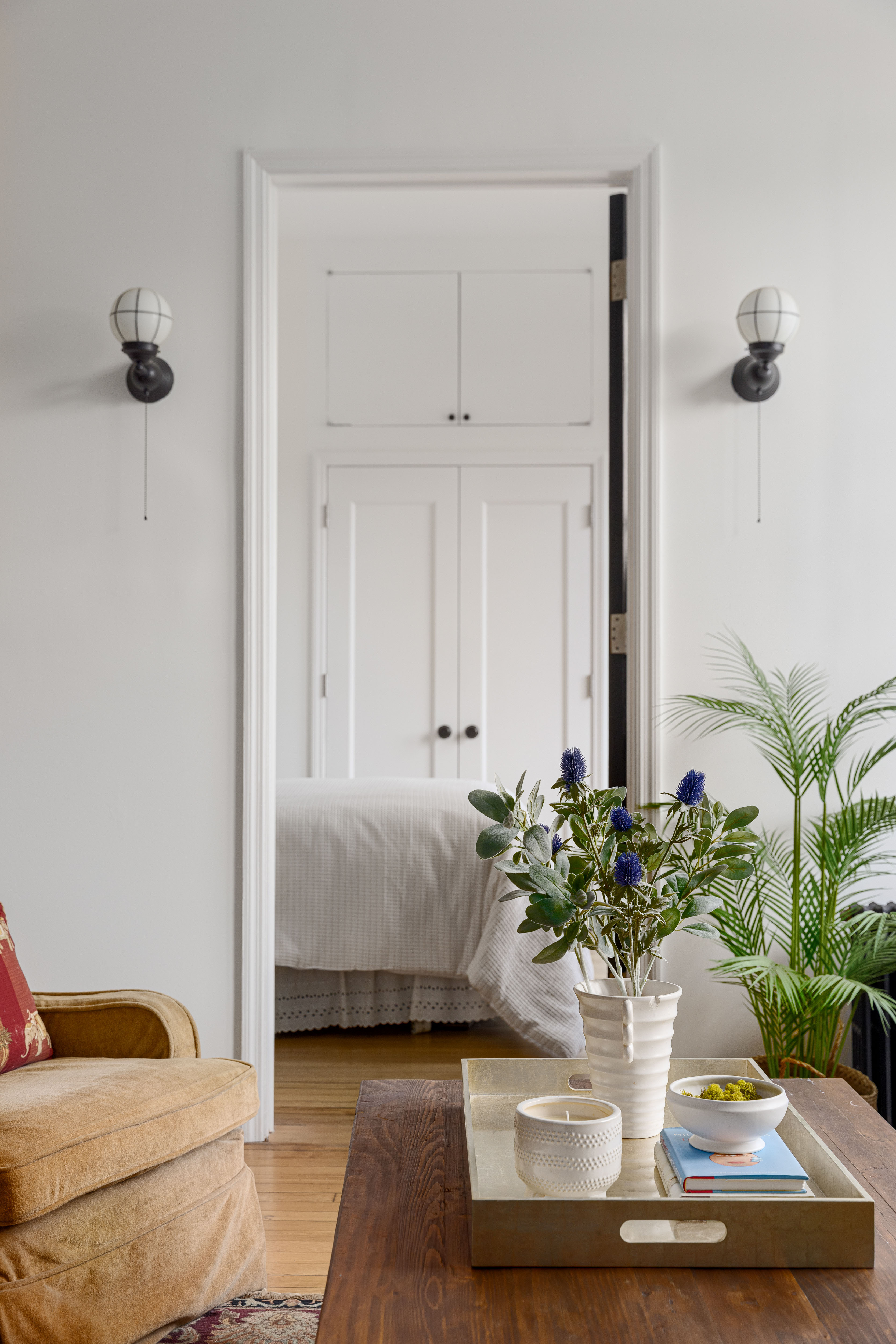 140 West 69th Street, Unit 56A Manhattan, NY 10023 - Photo 5 of 9 a view of spacious bedroom with a potted plant