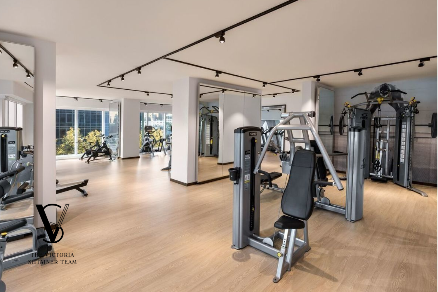 1 West End Avenue, Unit 28C Manhattan, NY 10023 - Photo 24 of 26 a view of a room with gym equipment
