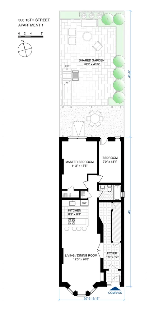 $4,000 | 503 13th Street, Unit 1 | Park Slope