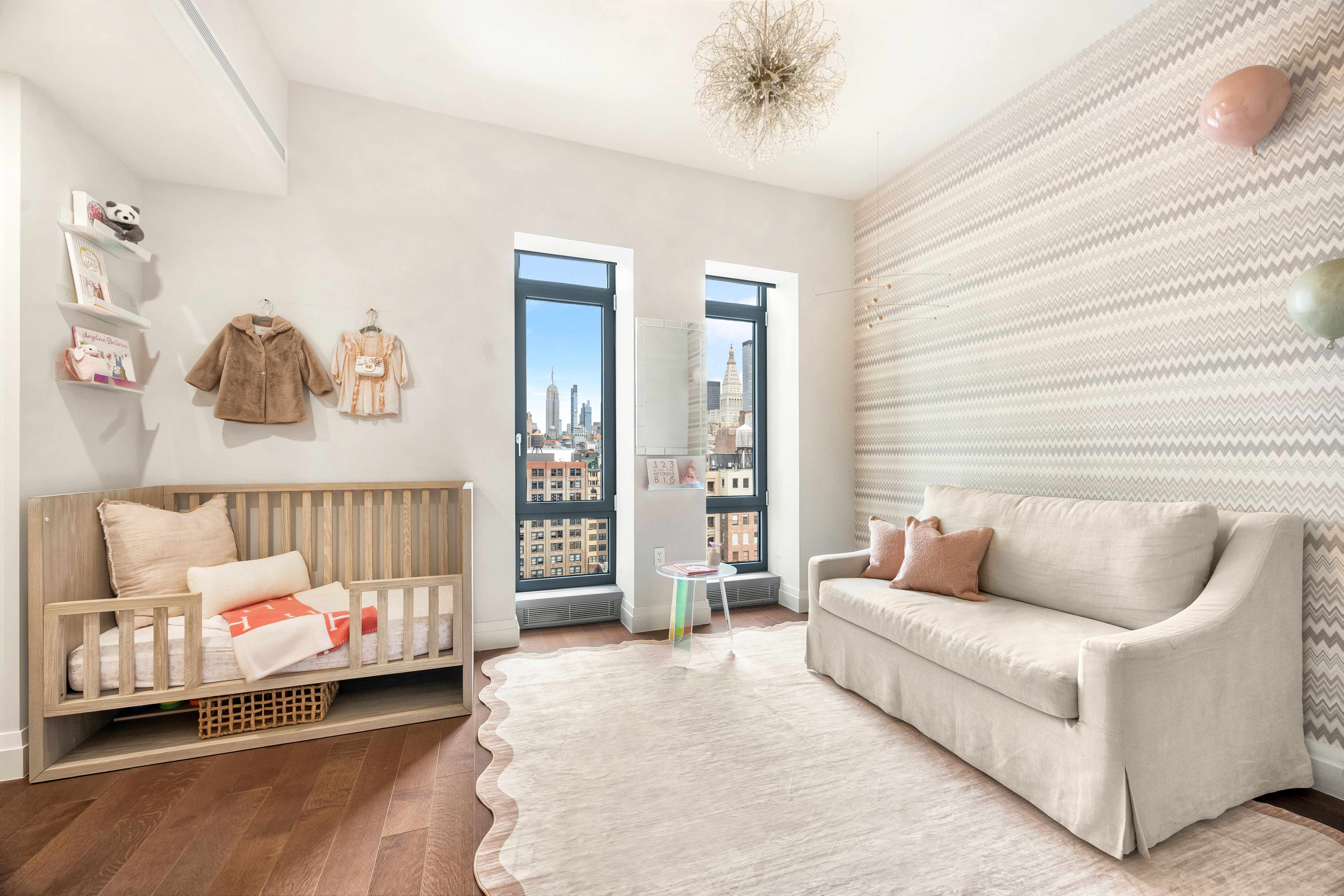 35 West 15th Street, Unit 14D Manhattan, NY 10011 - Photo 10 of 20 a living room with furniture and a couch
