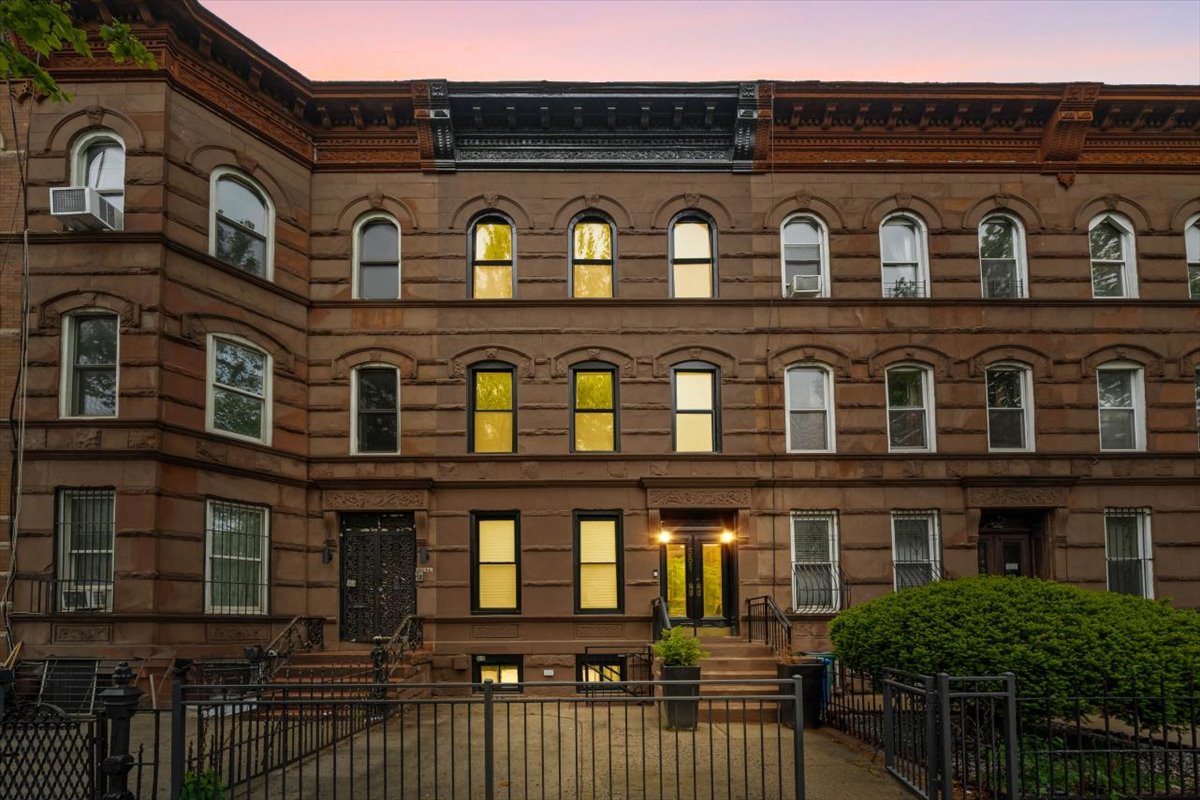 581 Decatur Street Brooklyn, NY 11233 - Photo 2 of 22 a front view of residential houses