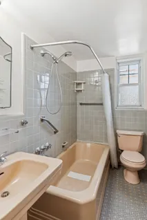 a bathroom with a sink and a toilet
