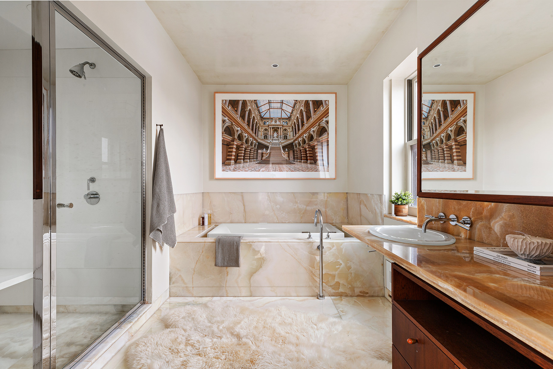 14 East 90th Street, Unit PHW Manhattan, NY 10128 - Photo 15 of 25 a spacious bathroom with a tub a sink and a shower