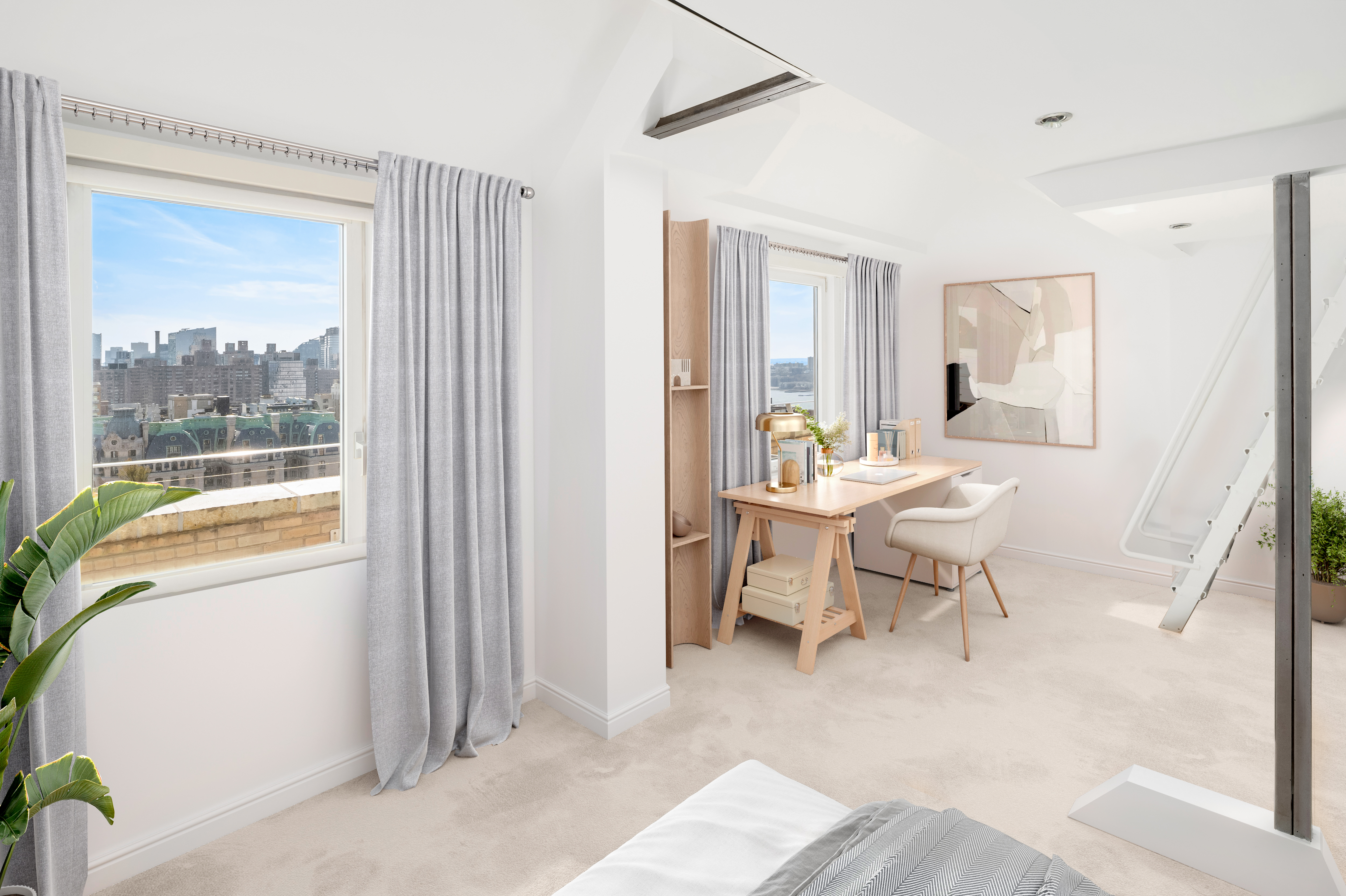 2166 Broadway, Unit PH Manhattan, NY 10024 - Photo 16 of 37 a living room with furniture and a window