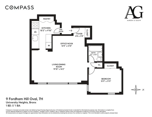 $165,000 | 9 Fordham Hill Ovl, Unit 7H | University Heights