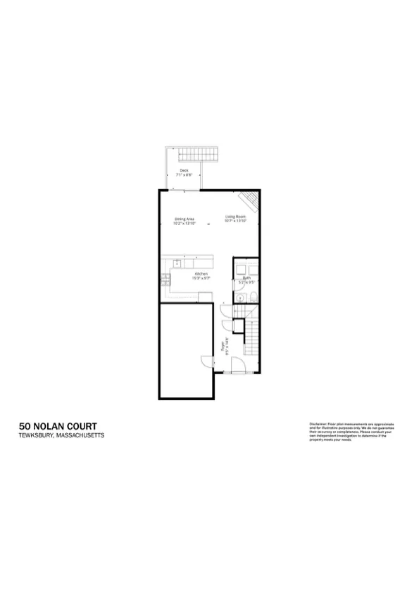 $599,000 | 50 Nolan Court, Unit 50, Tewksbury, MA 01876