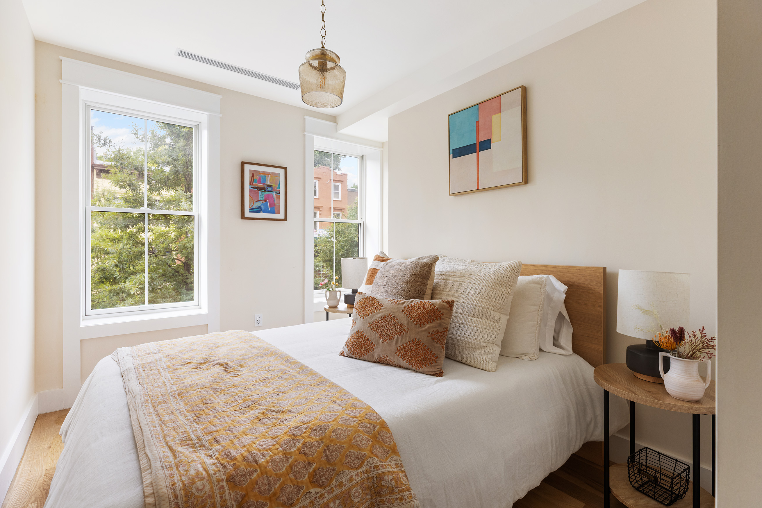 167 Putnam Avenue, Unit MF Brooklyn, NY 11216 - Photo 13 of 19 a bedroom with a bed and a window