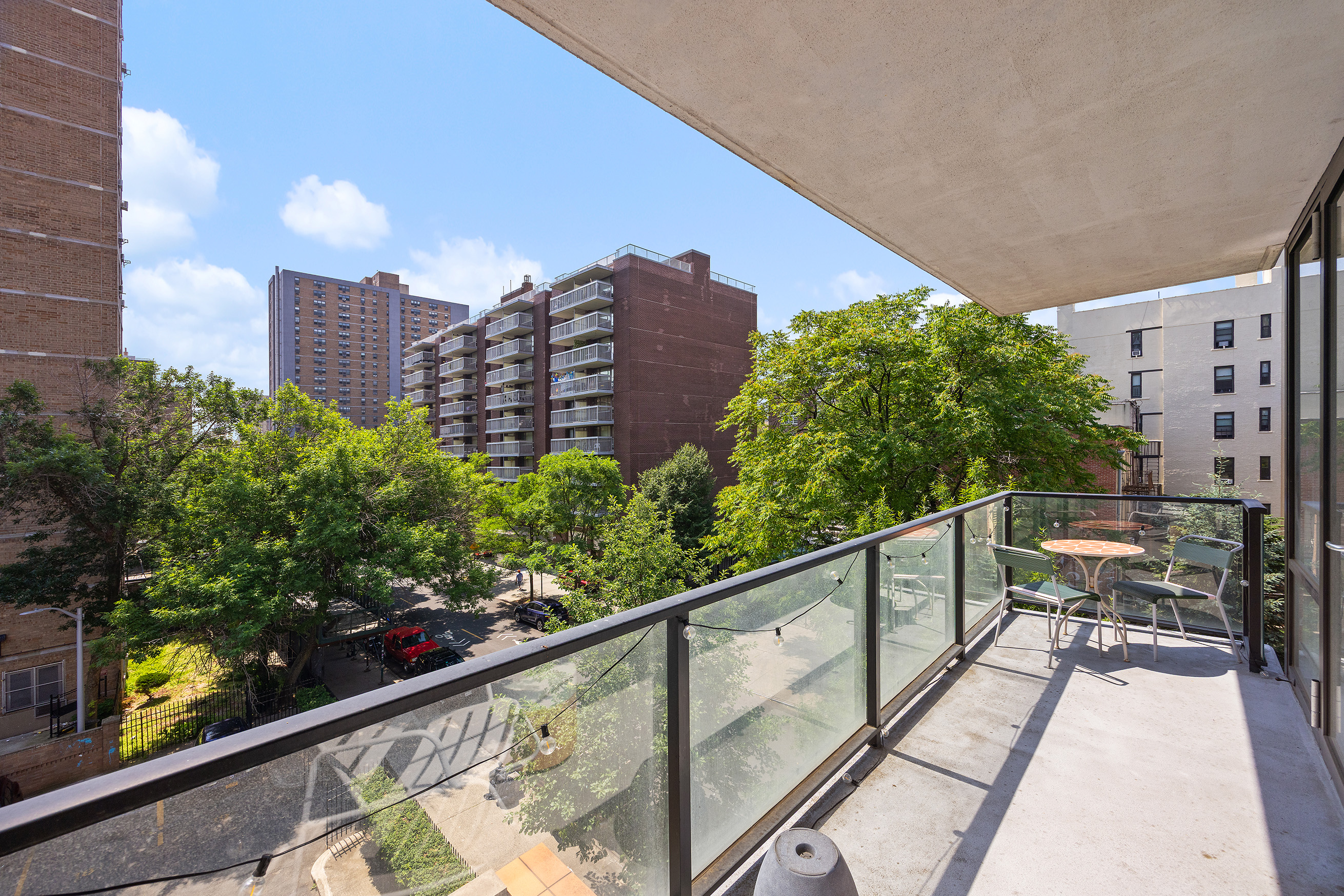 215 Avenue B, Unit 4A Manhattan, NY 10009 - Photo 8 of 13 a view of balcony with furniture