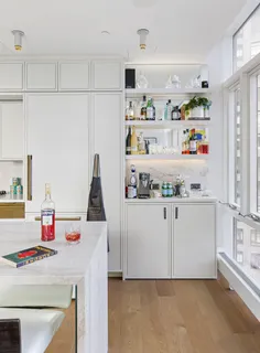 a room with storage and utility