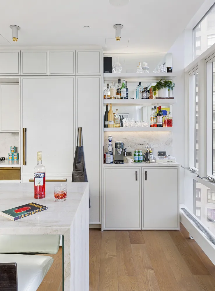 a room with storage and utility