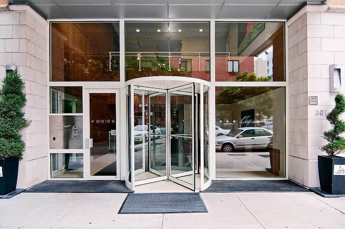 301 West 115th Street, Unit PH4C Manhattan, NY 10026 - Photo 14 of 15 a glass door of the house