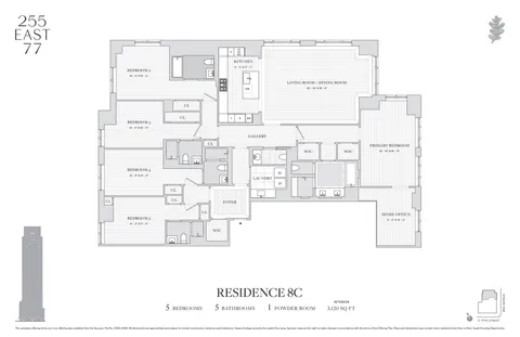 $7,250,000 | 255 East 77th Street, Unit 8C | Upper East Side