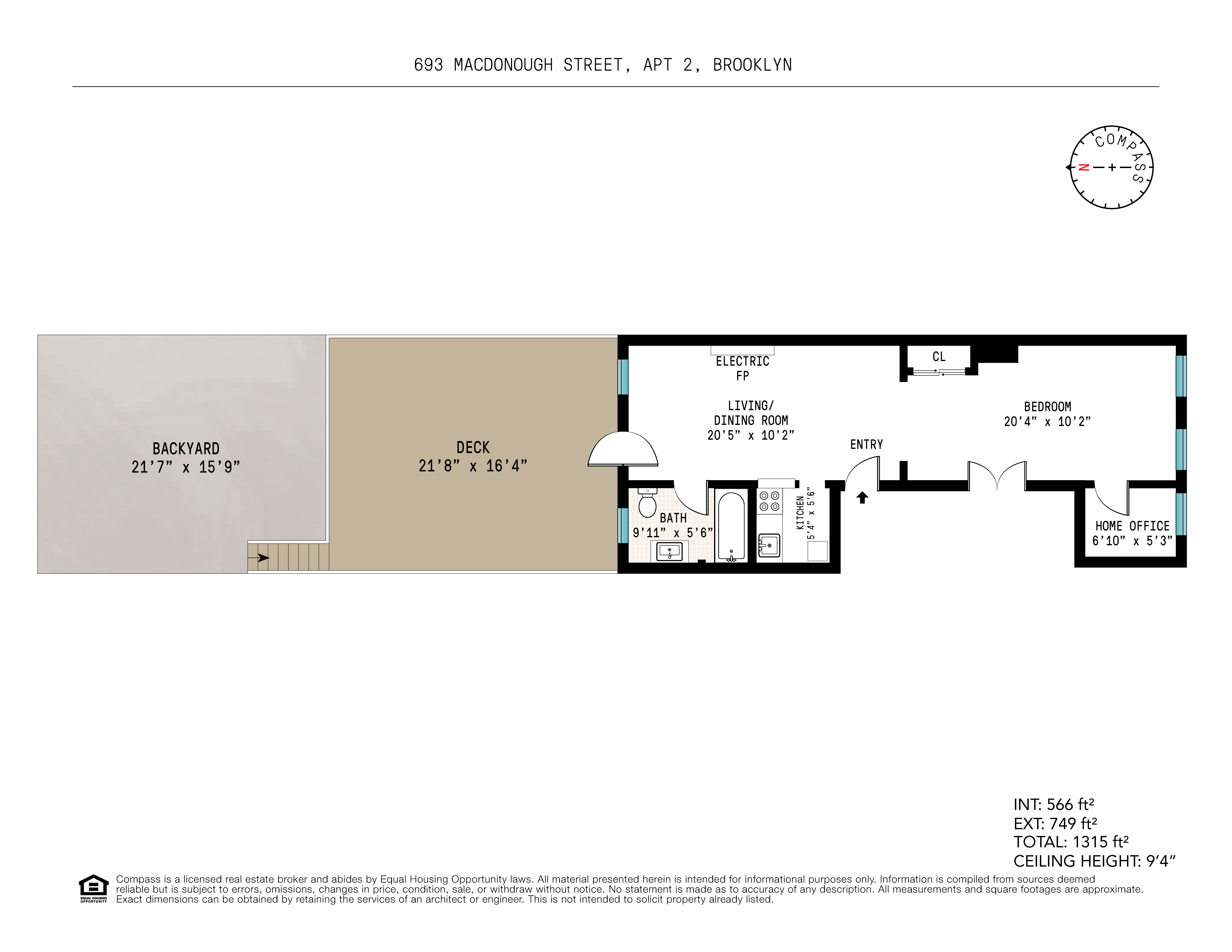 693 MacDonough Street, Unit 2A Brooklyn, NY 11233 - Photo 11 of 11 a picture of a room with and a large window
