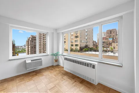 a view of a large window with an outdoor space