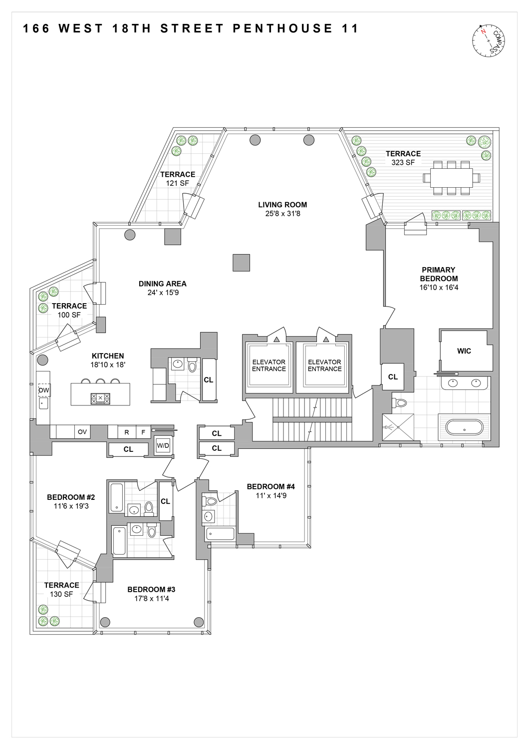 166 West 18th Street, Unit PH11 Manhattan, NY 10011 - Photo 16 of 16