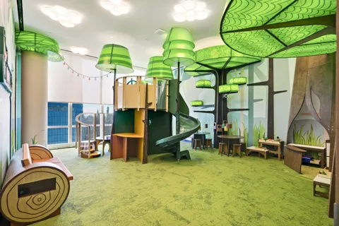 a view of swimming pool with outdoor seating