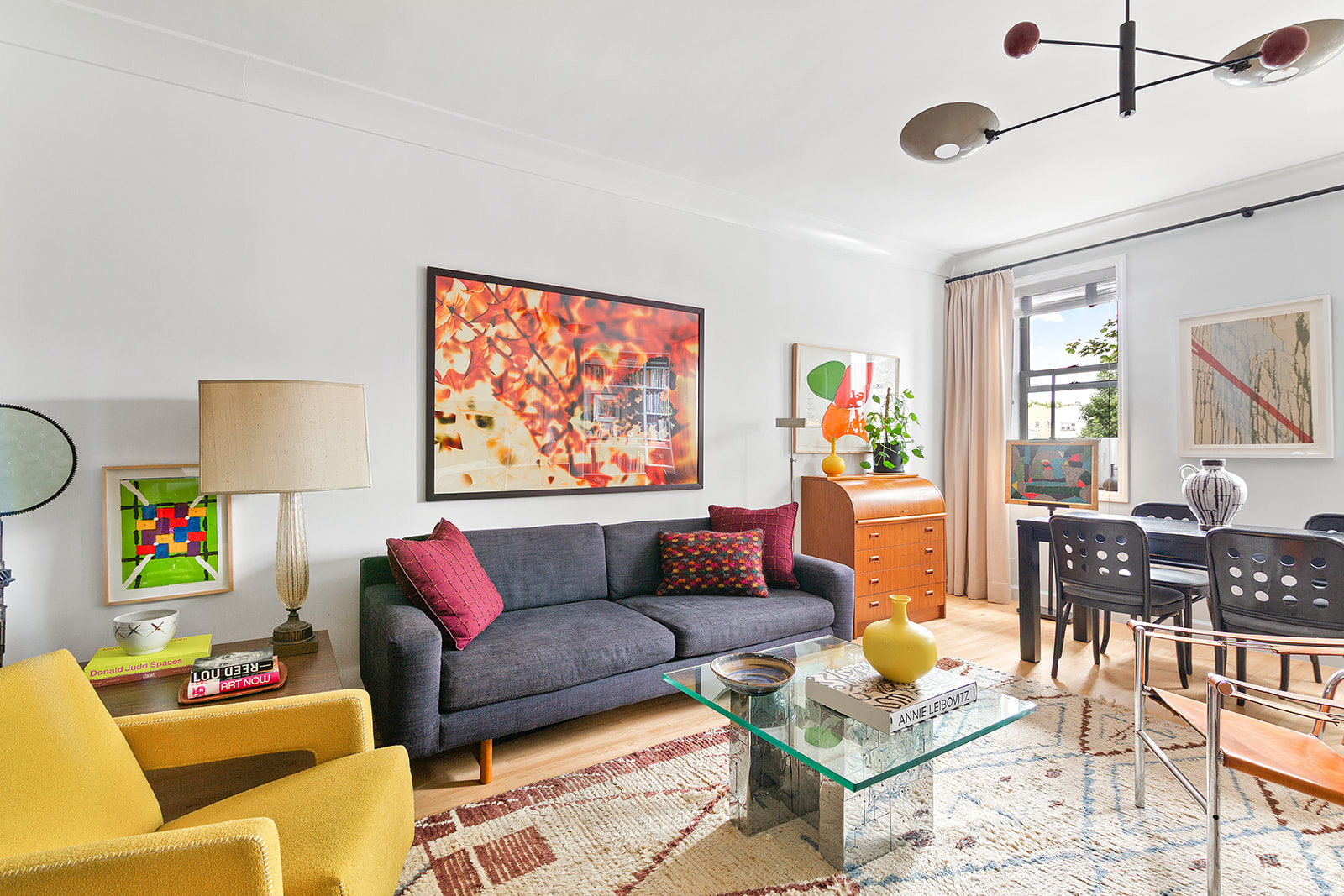 811 Cortelyou Road, Unit 2L Brooklyn, NY 11218 - Photo 4 of 10 a living room with furniture and a flat screen tv