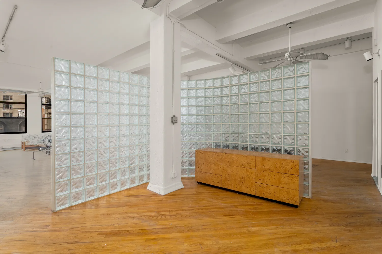 a bathroom with a tub