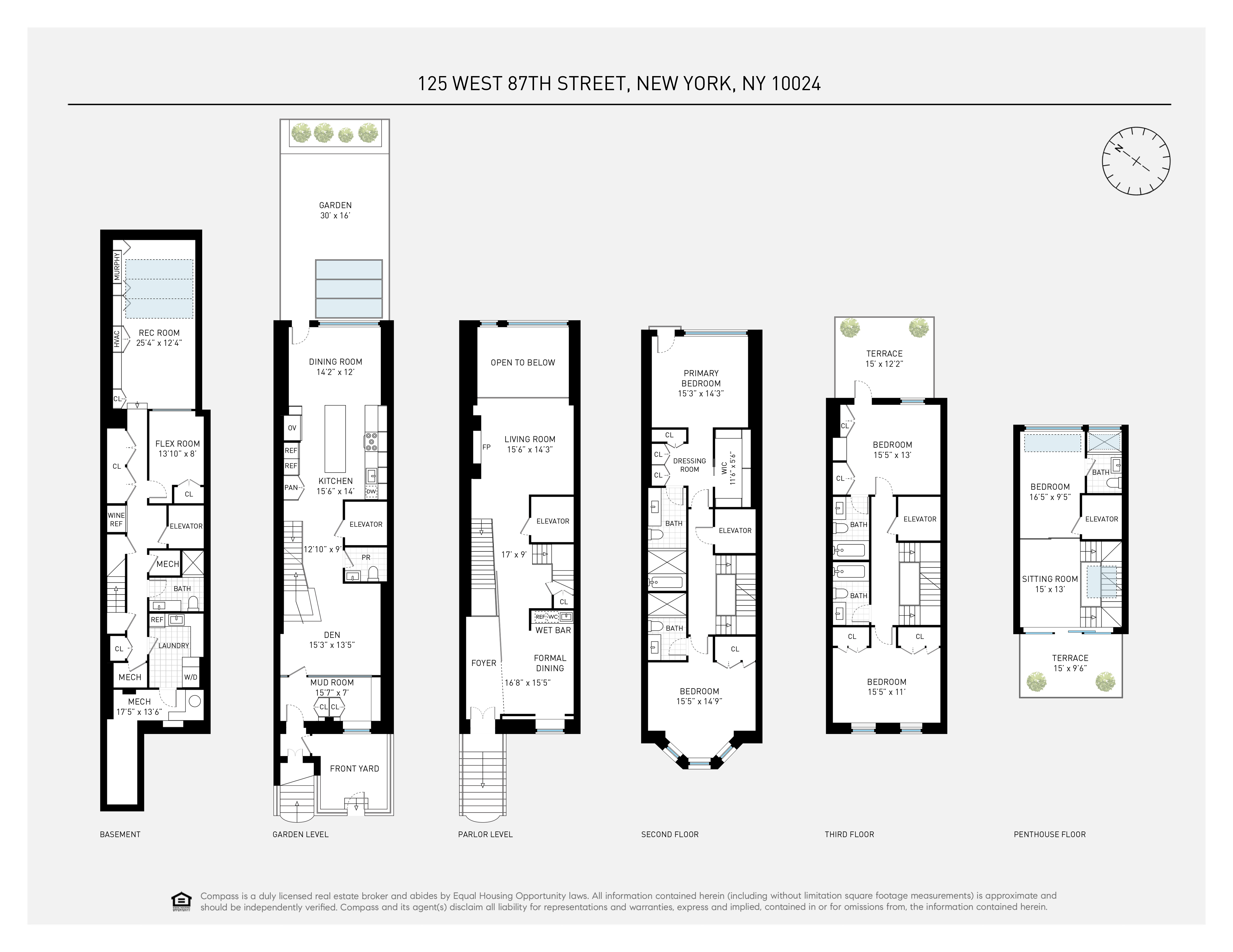 125 West 87th Street Manhattan, NY 10024 - Photo 27 of 27 a picture of a floor plan