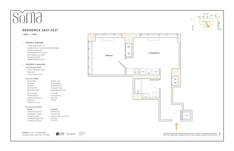 $6,025 | 25 Water Street, Unit 2821 | Financial District