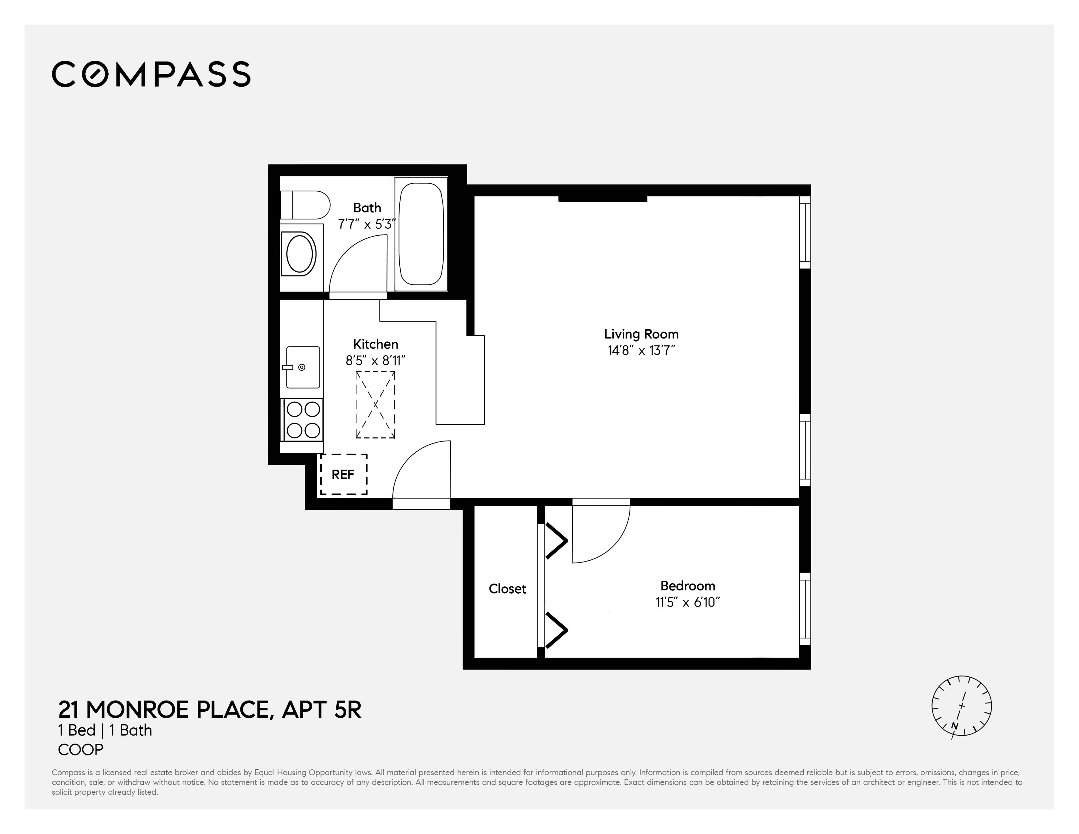21 Monroe Place, Unit 5R Brooklyn, NY 11201 - Photo 9 of 9 Gallery Image 9