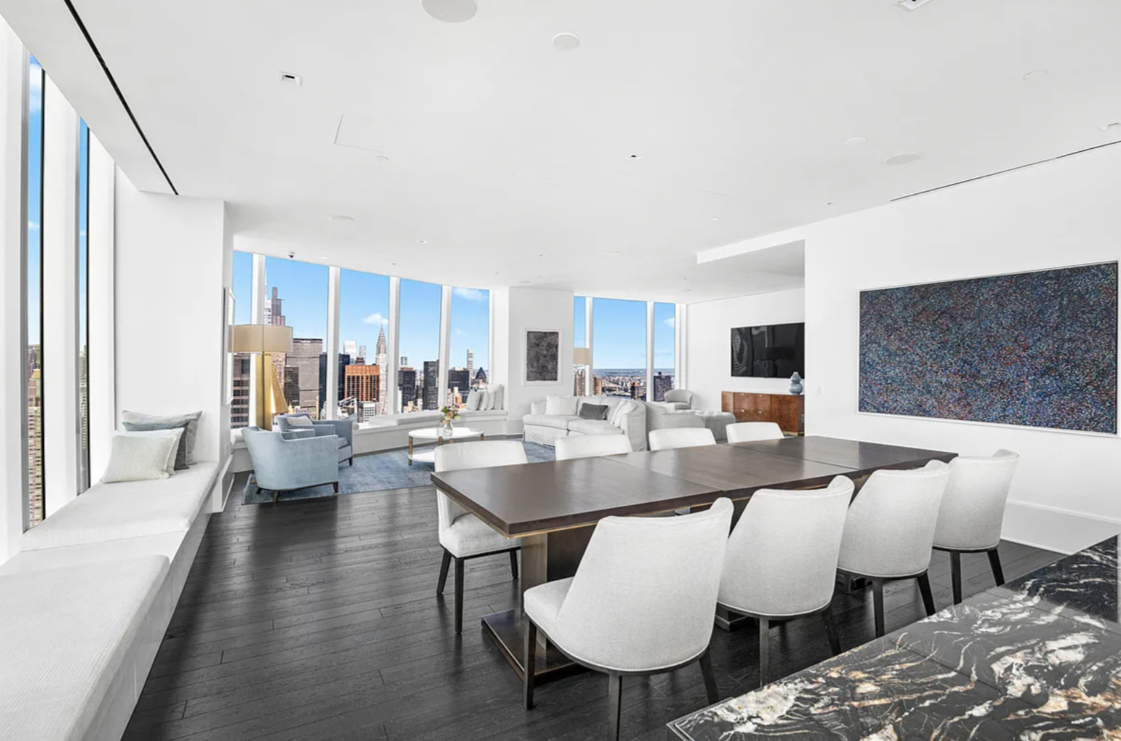 45 East 22nd Street, Unit 34A Manhattan, NY 10010 - Photo 14 of 24 a view of a dining room with furniture
