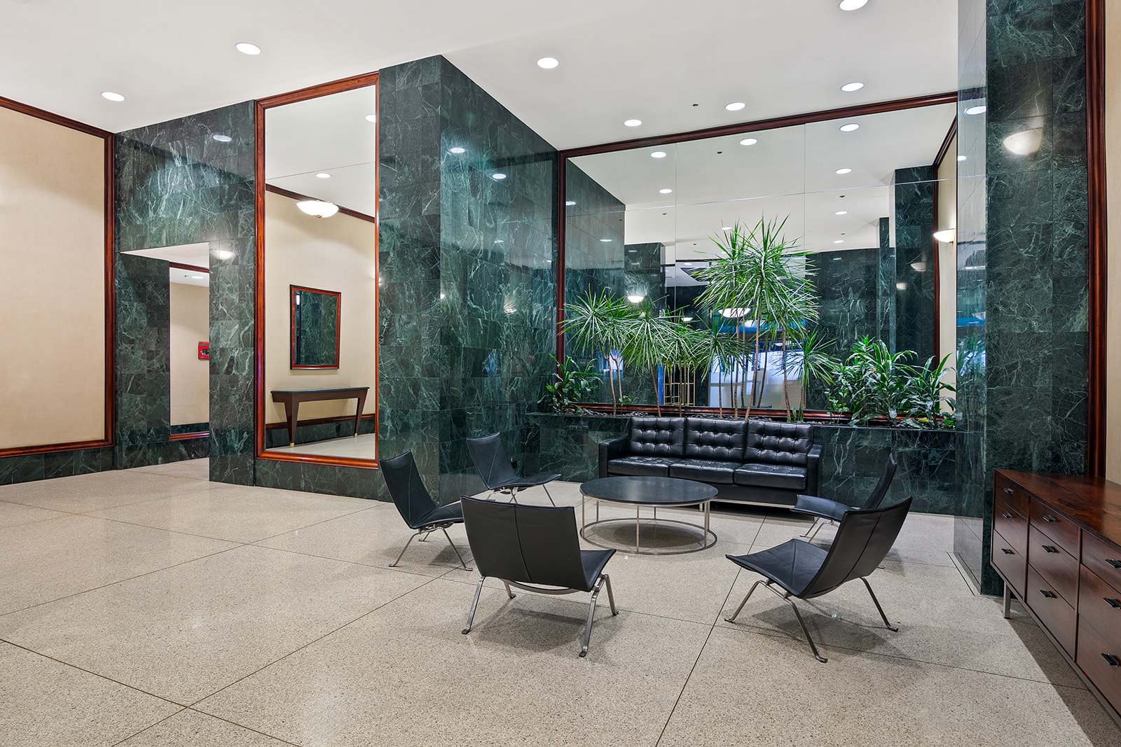 340 East 93rd Street, Unit 27K Manhattan, NY 10128 - Photo 11 of 12 a outdoor space with lots of furniture and garden view