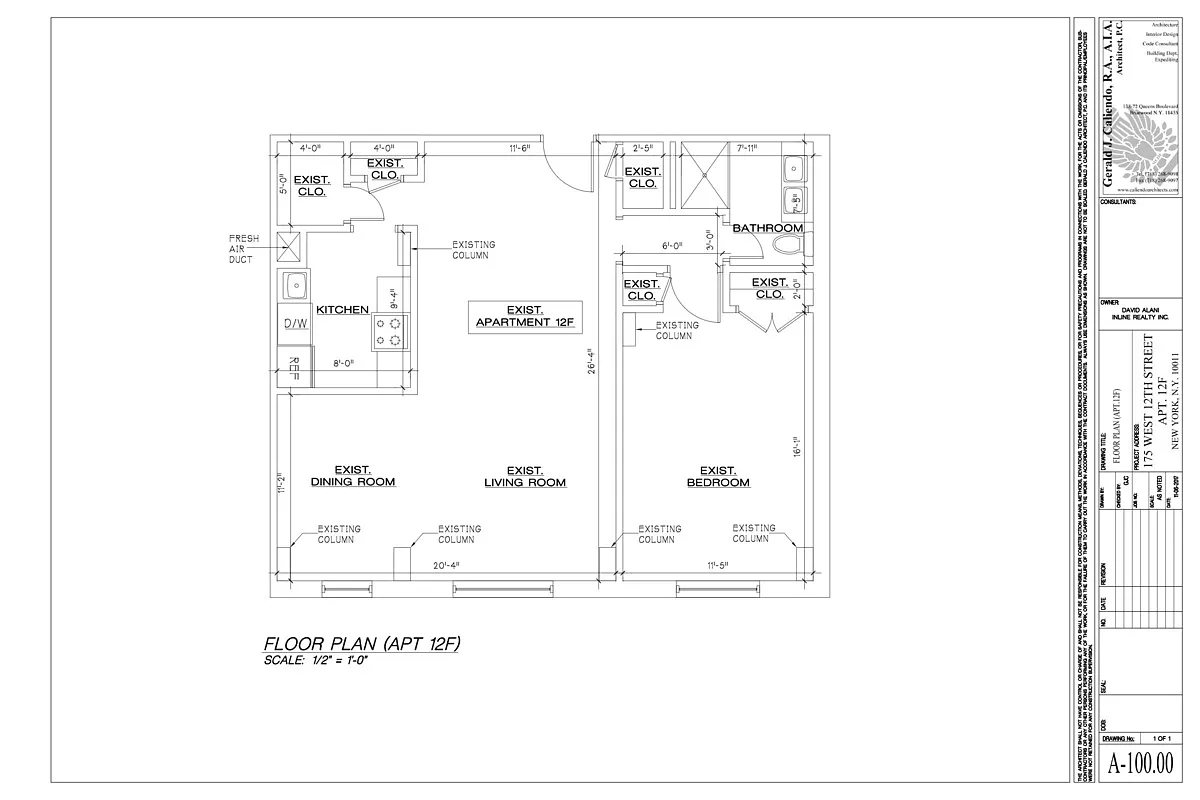175 West 12th Street, Unit 12F Manhattan, NY 10011 - Photo 10 of 10 a picture of a floor plan