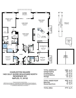 $3,700,000 | 1400 Gulf Shore Boulevard North, Unit 201, Naples, FL 34102