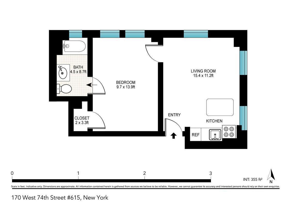 170 West 74th Street, Unit 615 Manhattan, NY 10023 - Photo 5 of 5