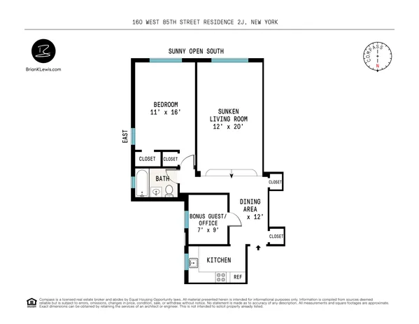 $799,000 | 160 West 85th Street, Unit 2J1 | Upper West Side