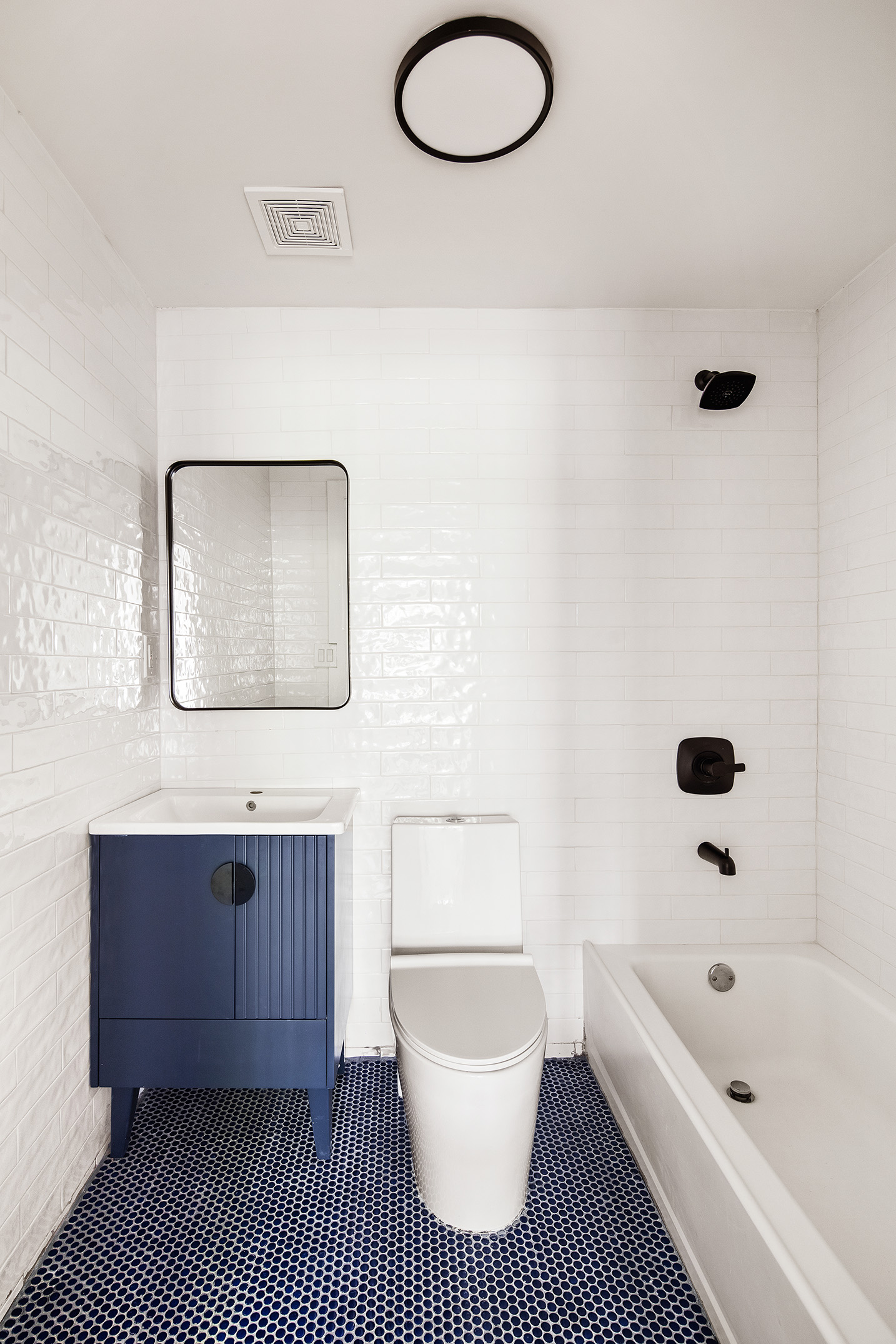 405 Herkimer Street, Unit 3 Brooklyn, NY 11213 - Photo 6 of 8 a bathroom with a tub a toilet and a shower