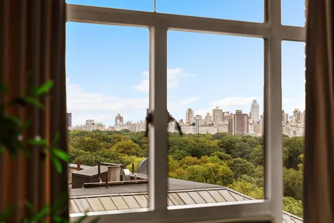 a view of a city from a window