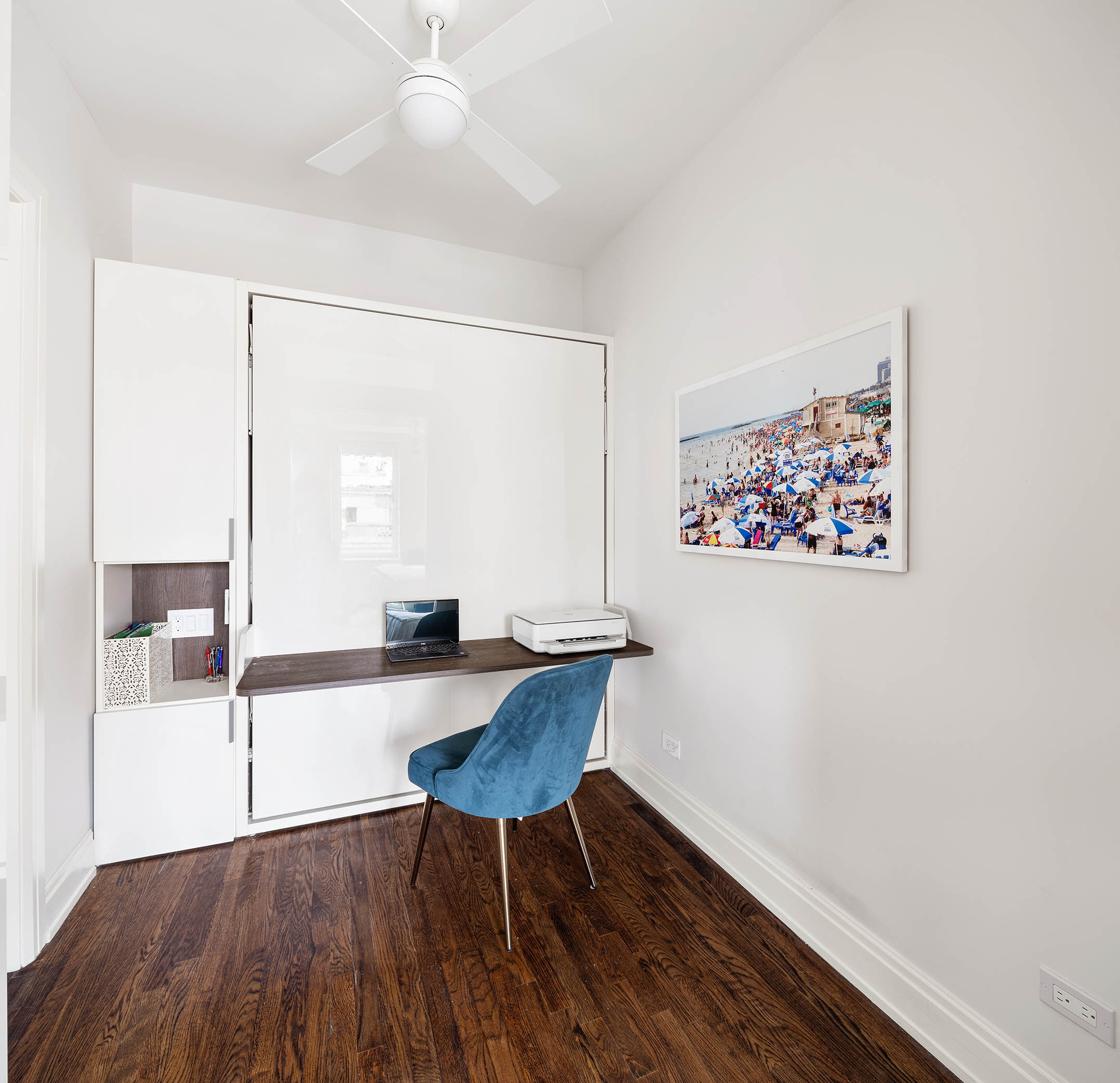 49 East 86th Street, Unit 17B Manhattan, NY 10028 - Photo 7 of 11 a workspace with furniture and wooden floor