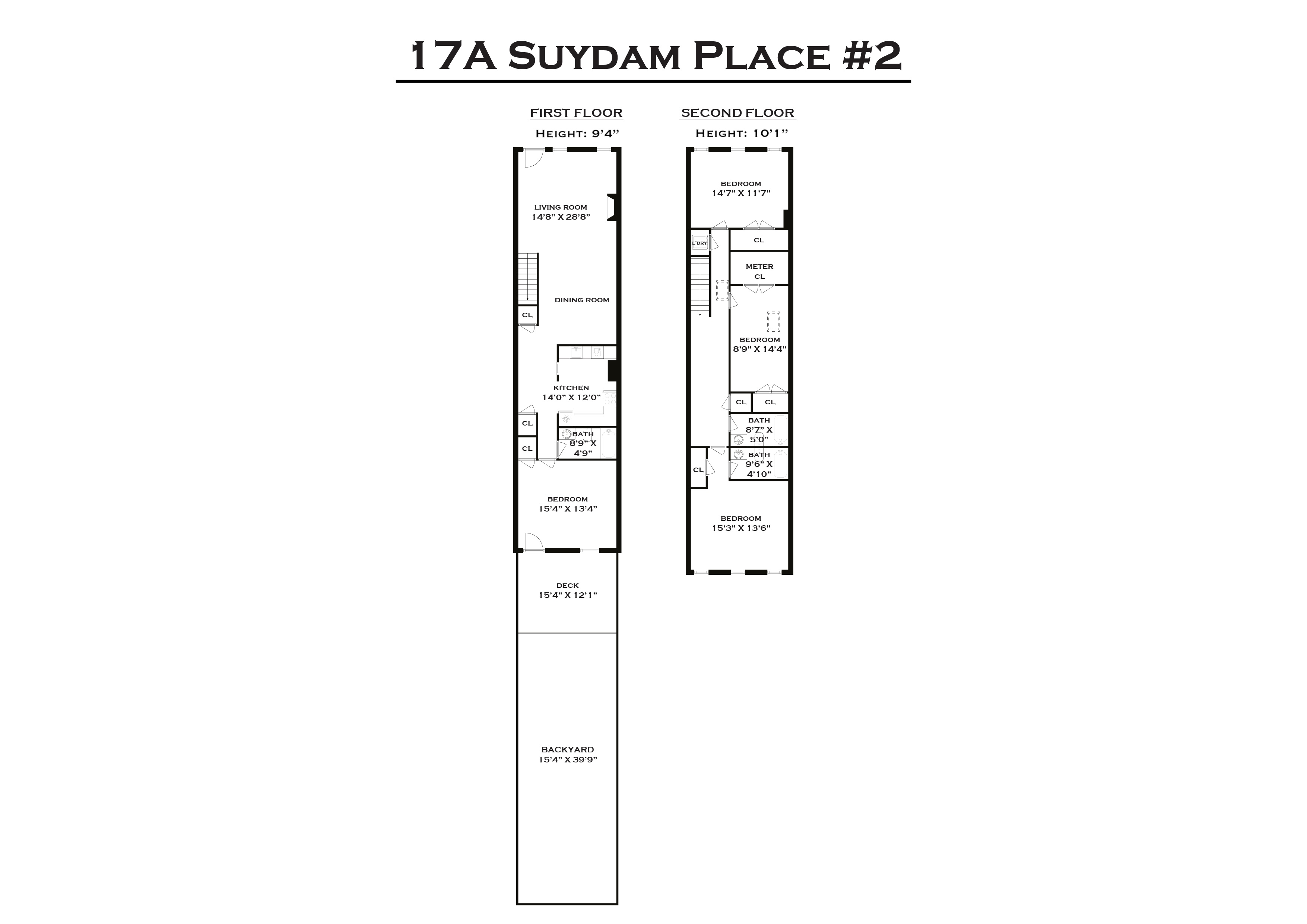 17 A Suydam Place, Unit 2 Brooklyn, NY 11233 - Photo 28 of 28 a picture of wall with a floor plan