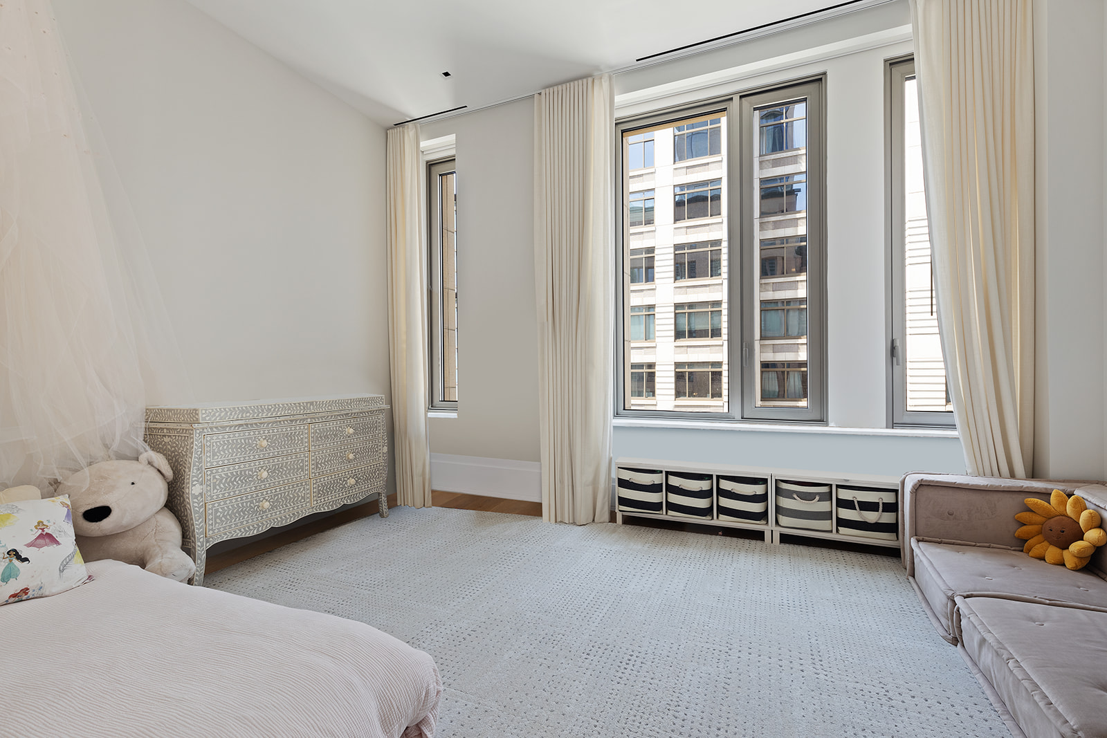 601 Washington Street, Unit 3W Manhattan, NY 10014 - Photo 10 of 15 a bedroom with bed and a window