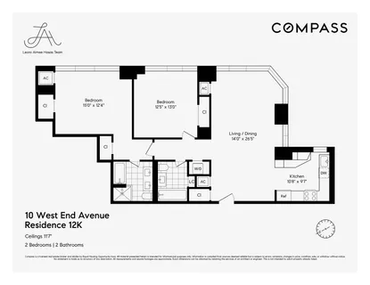$1,900,000 | 10 West End Avenue, Unit 12K | Upper West Side
