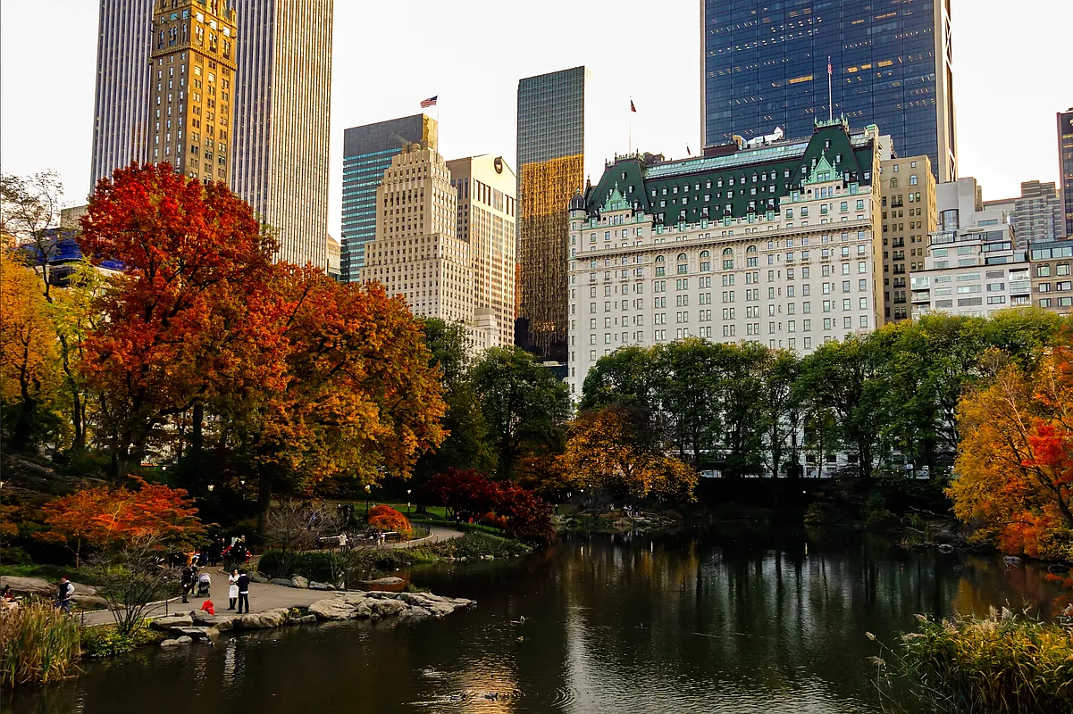 1 Central Park South, Unit 1502 Manhattan, NY 10019 - Photo 18 of 19 a city view with tall buildings