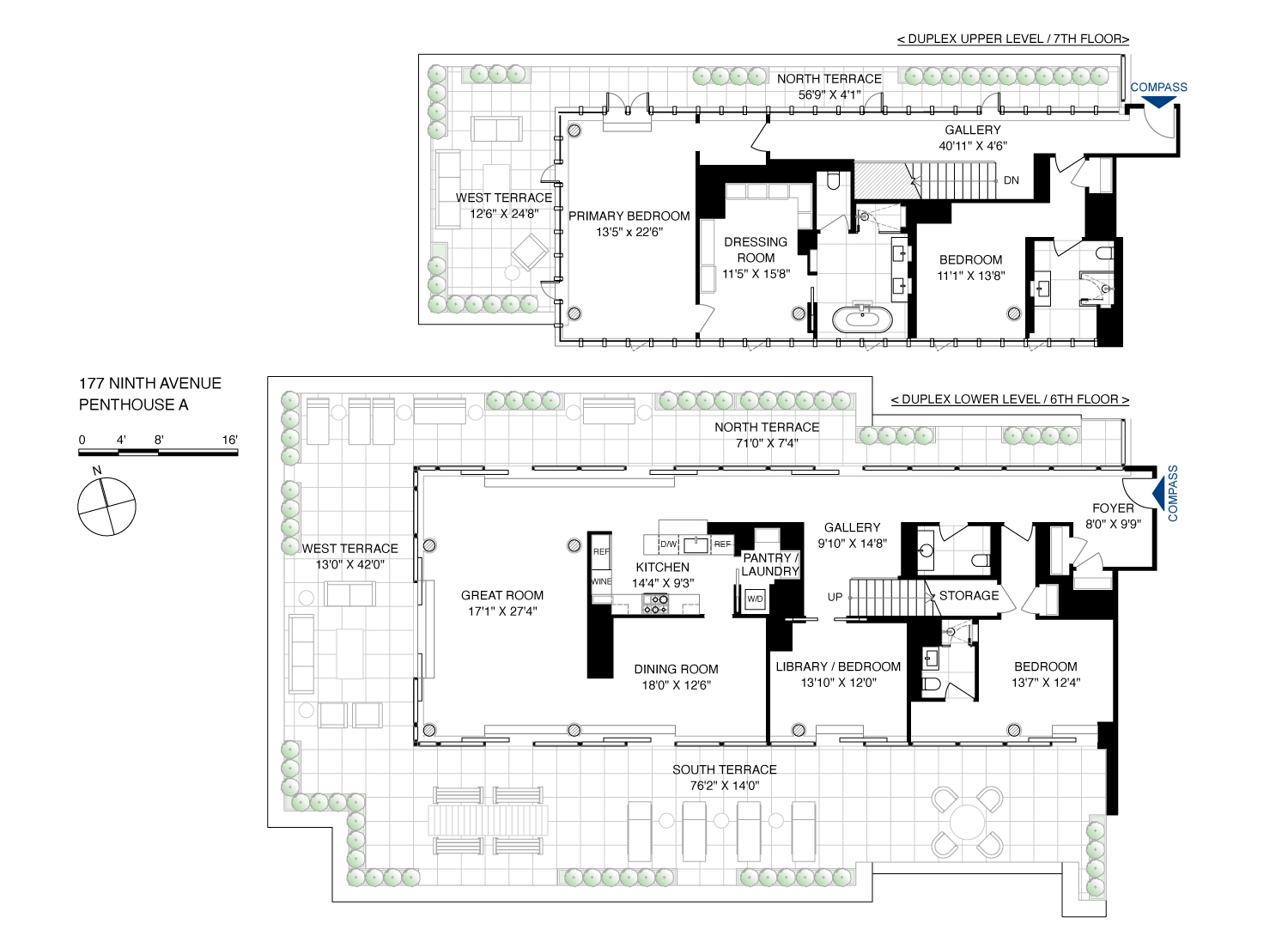 177 9th Avenue, Unit PHA Manhattan, NY 10011 - Photo 21 of 28 a picture of a book and a bed
