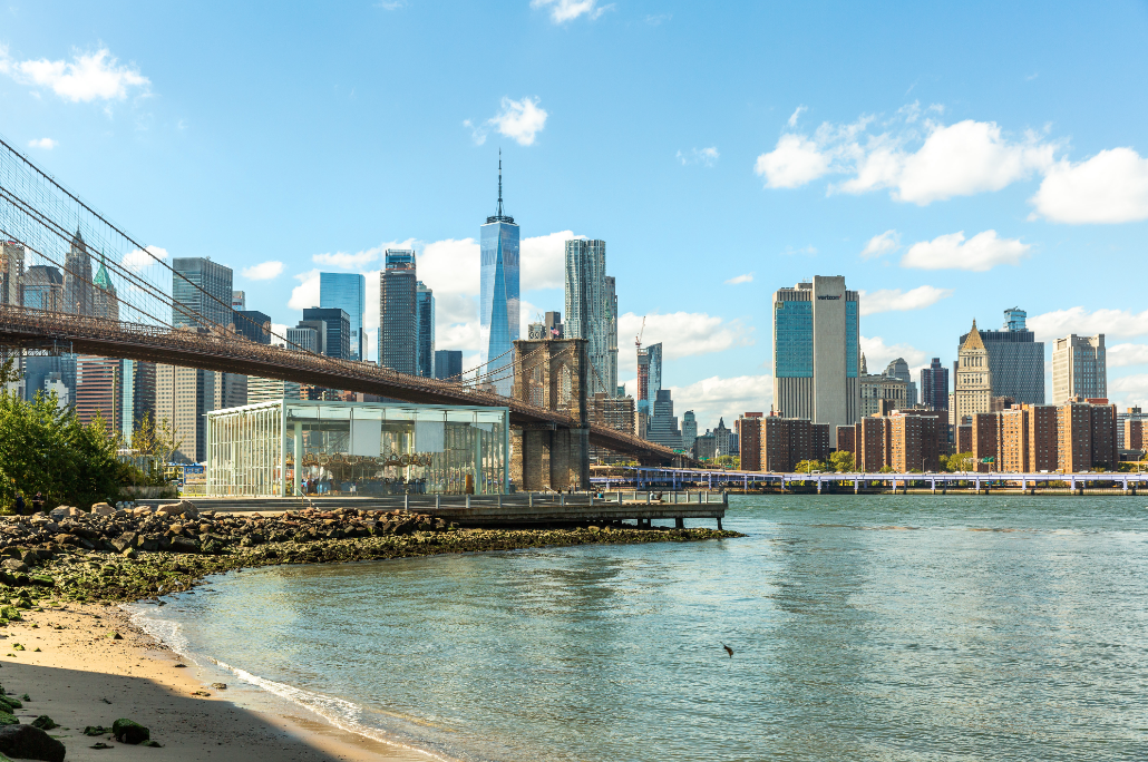 4 Water Street, Unit 2C Brooklyn, NY 11201 - Photo 18 of 21 a view of a lake with a city